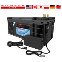 2 pezzi 12V 200AH 24V 100AH LiFePO4 Batteria al litio a ciclo profondo Bluetooth integrato BMS ricaricabile per camper/camper Golf Cart