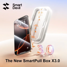 SmartDevil Displayschutzfolie für iPhone 17 Pro Max 17 Pro 16 15 14 Staubfreie Box HD Klares Gehärtetes Glas Film Anti-Fingerabdruck