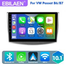 EBILAEN Android 13,0 Radio de coche reproductor Multimedia para VW Volkswagen Passat B7 B6 CC 1Din Autoradio GPS cámara de navegación Carplay