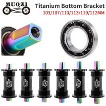 MUQZI Fahrrad Titan Keramik Tretlager MTB Rennrad BB68 103 107 110 113 119 122mm Platz Konischen