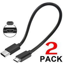 1/2PCS Typ C USB-C zu Micro USB Adapter Kabel für Samsung MacBook Pro Micro B Typ-C Kabel Kurze 30cm Schnellladung OTG Datenkabel