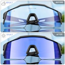 KAPVOE Farbe Photochrome Radfahren Gläser Outdoor Sport Sonnenbrille Männer MTB Radfahren Brille Frauen Rennrad Brillen