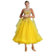 2024 neue Ballroom Dance Wettbewerb Kleid Für Frau Walzer Kleider Standard Tanz Kleid Frauen Ballsaal Kostüme