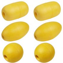 6Pcs Angeln boje float Tiefe Wasser Net Schaum Schwimmt Krabben Topf Marker Drift Anker Seil Float Boje für Kajak anker Linie Boote