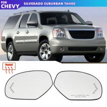 Links und rechts beheizter Außenspiegel aus Glas, Weitwinkel-Rückspiegel für 2007–2013 Cadillac Escalade ESV EXT-Zubehör