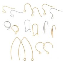 50pcs Stainless Steel Earwire Earrings Hooks Base for Earrings Ear Jewelry Making DIY Findings Accessories Wholesale Supplies