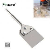 FIRECORE-rascador de suelo con cincel SDS Plus, juego fino de azulejos de 4 pulgadas de ancho, raspador de pared con cincel de escalado, funciona con martillo rotativo SDS Plus