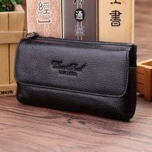 Männer Gürtel tasche Gürtel Gürtel Hüft tasche Echt leder Geschäft echte Rindsleder Hauts ch laufe männliche Handy hülle Haken tasche