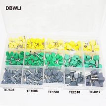 300pc TE2510 TE4012 twins Dual Schnürsenkel draht aderendhülsen teminator Kit Elektrische Crimp Dual eintrag schnur ende draht terminal stecker