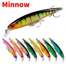 1PCS Japan Minnow Fishing Lure Artificial Pesca Hard Bait Professional Wobblers Swimbait Bass Pike Carp