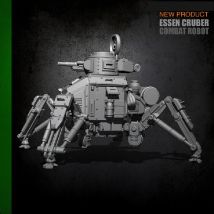 1/35 Mech Sky Tank Robot Resin Model Figure Gk Micro Miniature 3d Printed White Model Toy Unassembled And Unpainted Kit