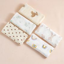 Ins Babydecke, Musselin-Pucktuch, 2-lagige Baumwolle, erhalten Decken für Neugeborene, Badetuch, Sommerbettwäsche, Babyartikel, Mutter und Kinder