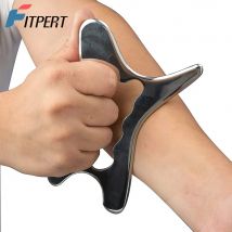 Edelstahl-Gua-Sha-Werkzeuge, Stahlkratzmassagegerät, IASTM-Massagegeräte zur Entspannung von weichem Gewebe, reduzieren Kopf-, Nacken- und Rückenschmerzen