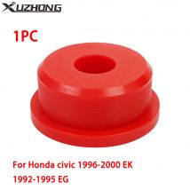 1PC Engine Swap Mount Bracket Bushing Inserts Kit Red Polyurethane For Honda civic 1996-2000 EK and 1992-1995 EG