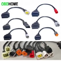 12 typów motocyklowych kabli EFI 3Pin 4Pin 6PIN OBD do Kawasaki KTM Suzuki Harley 4P 6P Wtyczka do Yamaha Honda do OBD2 16PIN Adapter