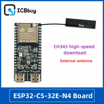 ESP32-C5 ESPC5-32E-N4 Entwicklungsboard 2,4 & 5 GHz Dualband Wi-Fi 6