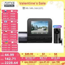 70mai Dashcam A410 True 2.5K HDR Zweikanal unterstützt F1.55 Blende GPS 24H Parkplatz Max. 256GB Auto DVR 70mai A410 70mai A400