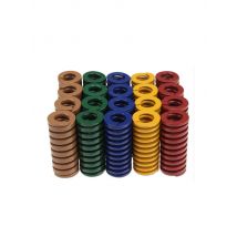 Creamily 1CPS Die Mold Spring Compression Spring Rectangular Alloy Steel Loading Springs OD=20mm ID=10mm L=20-100mm