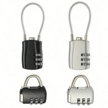 1 pz durevole 3 cifre password blocco antifurto casco serratura per scooter moto bagagli da viaggio cassetto combinazione PIN lock