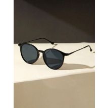 1PC Fashion Round Metal Plastic Frame Women Sunglasses For Men Daily Life Shades Eyewear Accessories.