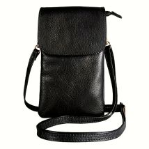 Einfache Damen-Umhängetasche mit 3-lagigem Reißverschluss, weiches Leder, Umhängetasche, Mini-Kleintasche, Geldbörse mit mehreren Fächern, groß