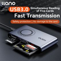Lano 5 in 1 lettore di schede USB 3.0 adattatore connettore di trasmissione ad alta velocità supporta Micro SD/Micro SDXC/SDHC/MMC/MS Pro Duo
