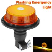12V 24V Ambra LED Avvertimento veicolo Luce stroboscopica di emergenza Lampeggiante Faro rotante Lampada di segnalazione Auto Camion Trattore Costruzione