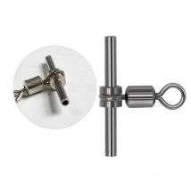 ToplineTackle 50pcs 3Way Fishing Swivel Cross Line Crane Swivel Stainless Steel Swivel Fishing Hooks Lures Connector Accessories