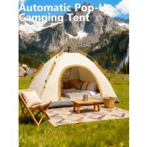1 Outdoor Camping Tent for Overnight Stay, Fully Automatic, Quick Setup, No Assembly, Foldable, Double Layer