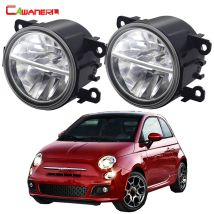 2 Stück 30 W 6000LM Nebelscheinwerfer-Baugruppe für Fiat 500 (312 _) 2010–2023, Auto-LED-Nebelscheinwerfer, Tagfahrlicht, DRL, hochhell