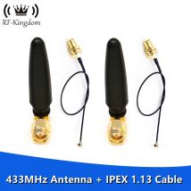 433 MHz Antenne 3 dBi SMA-Stecker Antenne 433 MHz IOT-Richtantenne 433 m + 15 cm SMA-Buchse ufl. IPX 1.13 Pigtail-Kabel