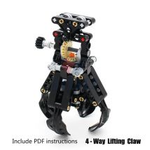 MOC High-tech Parts 4 Way Lifting Claw of The Crawler Crane Mechanical Model Building Blocks Bricks Compatible with 42042 Toys
