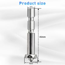 For Anycubic Kobra 3 Max Bimetallic Nozzle Hotend Kit Kobra 3 Max Combo Quick Swap Nozzle Hardened Steel 0.4mm 3D Printer Parts