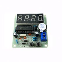 DIY 4-Digitalröhren-Elektronikuhr-Kit, vierstellige LED-Zeitanzeige, DC 3,7 V-5,5 V, elektronische Komponente, lustige Lötbaugruppe
