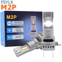 M2P H7 Kit fari a LED H11 H8 Fendinebbia 9005 HB3 H1 9006 H4 Lampada a LED per auto Lampadina per fari a LED 6500K COLORE HALOGEN CE e RoHS