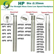 WAVE Dentale Frese In Carburo di Tungsteno Punte Per Odontoiatria Fresa Dentale HP Dia 2.35mm Per Naso Dritto Cono Manipolo A Bassa Velocità 5 Pz/pacco