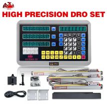 HXX Set completo Kit Dro a 3 assi Lettura digitale e 3 pezzi 0-1000mm Righello sensore codificatore scala lineare in vetro per tornio di fresatura
