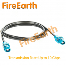 E6K10A-1CAZ5-Z Rosenberger H-MTD Gigabit Automotive Ethernet Cable, 100/1000BASE-T1 Media Converter HMTD Cable, LCA-101-1000-Z-Z