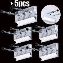 1-5pcs Skateboard Wall Mount Longboard Deck Hanger Display Stand Storage Holder Rack Indoor Floating Skateboard Storage