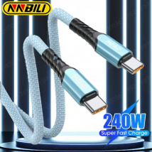 NNBILI 240W USB C Cable Power Wire QC4.0 for MacBook Samsung iPhone 15 16 USB C to C PD Cable 48V5A Fast Charging Type C Cable