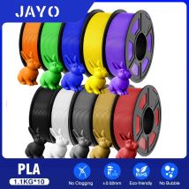 JAYO 3D-Filament PLA 8 Rollen 10 Rollen 175 mm 3D-Druck, keine Blasen, kein Zeichnen, glatt, mehrere Farben optional, 11 kg für den 3D-Druck