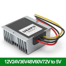 12V 36V 48V 60V 72V to 5V DC step-down power converter 24V to 5V onboard computer switch router power module transformer