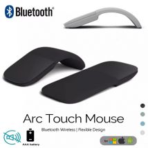 Mouse wireless pieghevole Bluetooth Mini mouse pieghevole Arc Touch Mouse ergonomico Utra sottile silenzioso Gamer Mause per Microsoft Laptop PC Mac