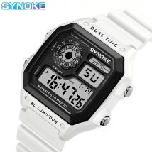 Synoke Paar Uhr digitale Sport leuchtende Chronograph wasserdichte männliche elektronische Armbanduhren Relogio Masculino für Frauen