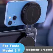 Versteckter magnetischer Autotelefonhalter für Tesla Model 3Y, mobiler Ständer, magnetische Unterstützung, Handyhalterung, Magsafe-Halterung