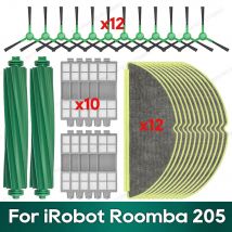 Kompatibel für iRobot Roomba 205 DustCompactor Combo/Vac, Ersatzteile, Hauptbürste, Filter, Mopptuch, Zubehör