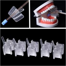 5 stücke Dental Silikon Biss Block mit Speichel Auswerfer Loch Mund Opener Okklusion Pad Wange Retractor Mundpflege Werkzeuge