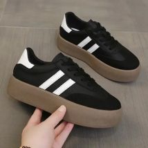2025, neue Damen-Casual-Turnschuhe, modische Schnür-Plattform, vulkanisierte Schuhe für Damen, langlebige Outdoor-Wohnungen, Damen-Laufschuhe