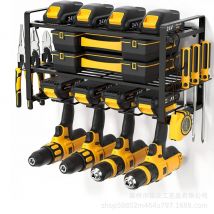 3-lagiges Elektro werkzeug regal Wand montierter Handbohr werkzeug halter Hochleistungs-Schwimm werkzeug regal Garagen organisator