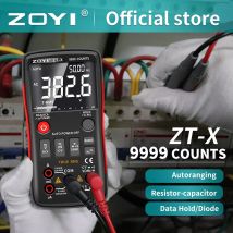 ZOYI Digitalmultimeter ZT-X T-RMS Auto Range EBTN LCD-Display DC/AC Voltmeter Amperemeter Strom Kondensator Ohm Temperatur Hz NCV Tester